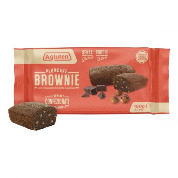 AGLUTEN PLUMCAKE BROWNIE 4PZ