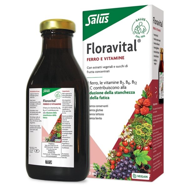 FLORAVITAL FERRO S/GLUT 250ML