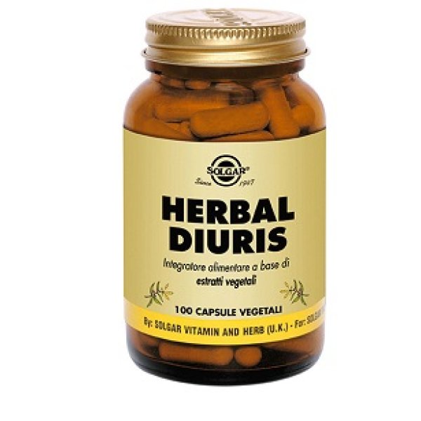 HERBAL DIURIS 100 CPS SOLGAR