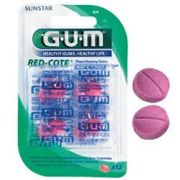 GUM RED-COTE RIV PLACCA 12PAST