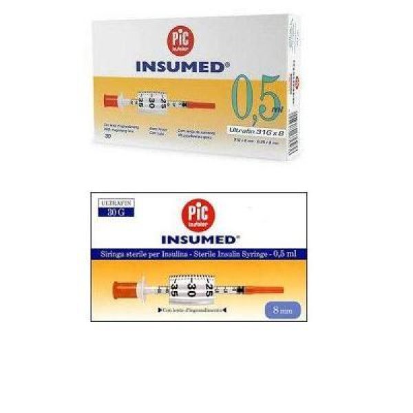 SIR PIC INSUMED 0,5ML G29X12,7