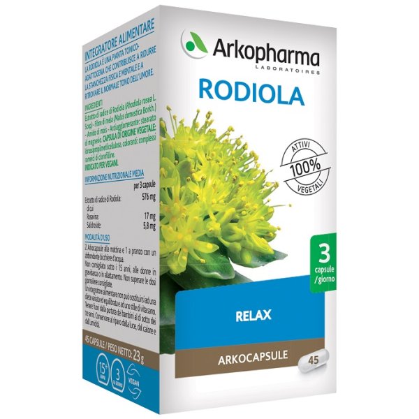 RODIOLA ARKOCAPSULE 45CPS