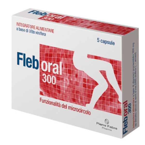 FLEBORAL 5 CPS  300MG