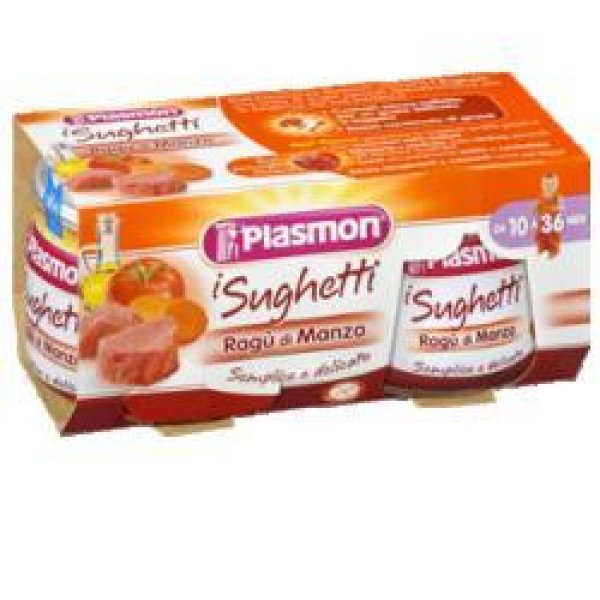 PLASMON SUGH RAGU'MANZO 2X80G