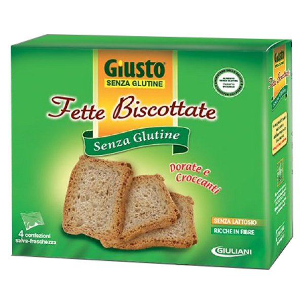 GIUSTO S/GLUT FETTE BISC 250G