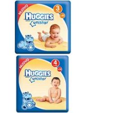 HUGGIES UNISTAR3 MIDI 4/9KG 20PZ