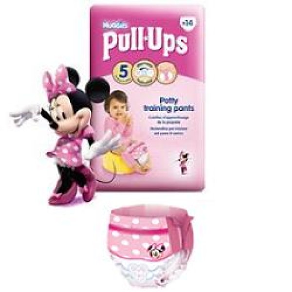 HUGGIES PULL UPS L GIRL 14/18K