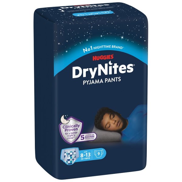 HUGGIES DRYNITES GIRL27/57K 9P