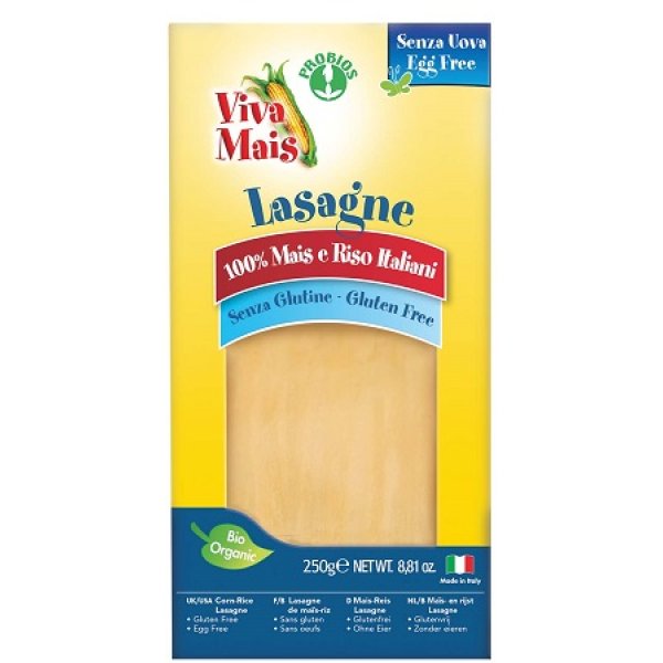 VVM LASAGNE MAIS/RISO 250G