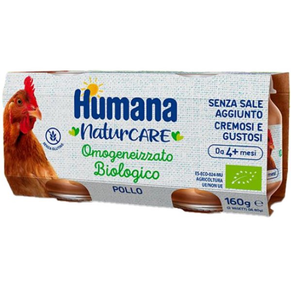 HUMANA OMOG POLLO BIO 2X80G