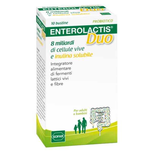 ENTEROLACTIS DUO POLV 10 BUST