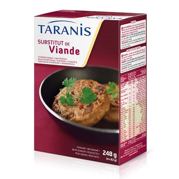 TARANIS BURGER SOST CARNE4X62G