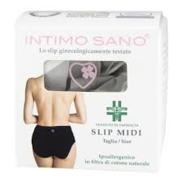 INTIMO SANO SLIP D MIDI NERO S