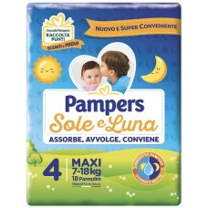 PAMPERS SOLE&LUNA MAXI 18PZ