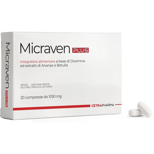 MICRAVEN PLUS 20CPR 1030MG