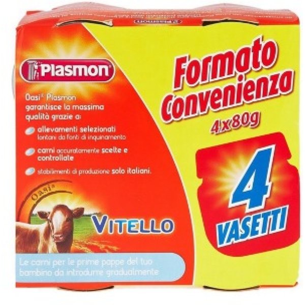 PLASMON OM VITELLO 4X 80G