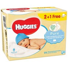 HUGGIES SALVIETTE PURE TRIPLO