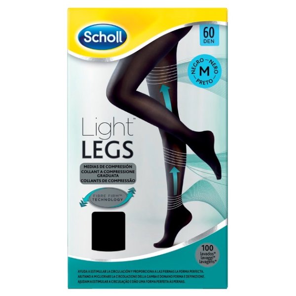 SCHOLL LIGHTLEGS60 DEN M NERO