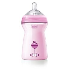 CH BIB NAT-FEEL 6M+ GIRL 330ML