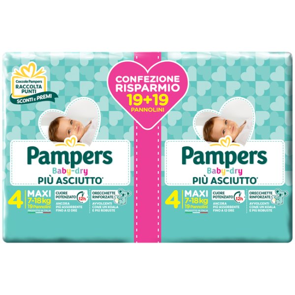 PAMPERS BABY DRYDUO DWCT MAX38