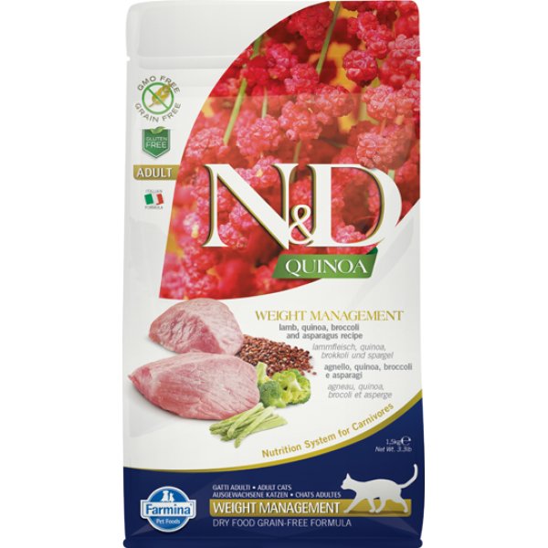 N&D QUINOA CAT WEIGHT M. AGNEL