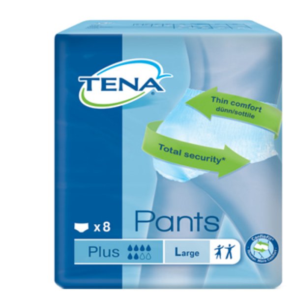 TENA PANTS PLUS PANN L 8PZ