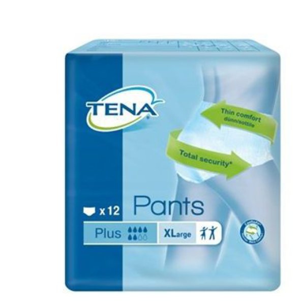 TENA PANTS PLUS XL NEW 12PZ