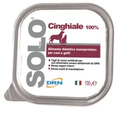 SOLO CINGHIALE CANI/GATTI 100G
