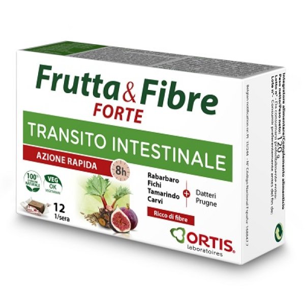 FRUTTA & FIBRE FORTE 12CUBETTI