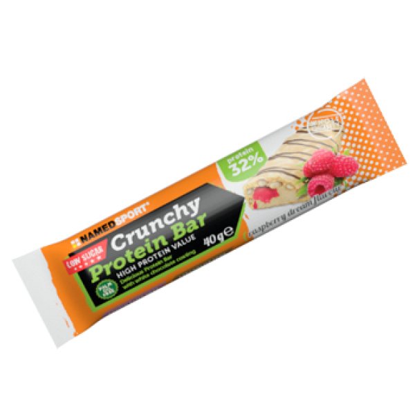 CRUNCHY PROTEINBAR RASPBER 40G