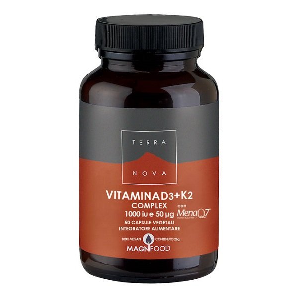 VITAMINA D3 + K2 50CPS TERRANO