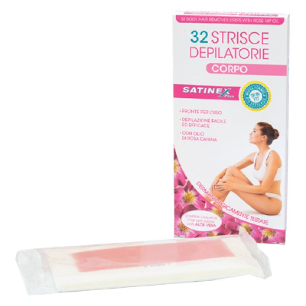 SATINEX STRISCE DEPIL CRP 32PZ