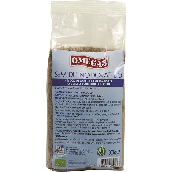 OMEGA3 SEMI DI LINO DORATI BIO