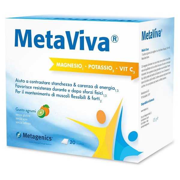 METAVIVA MG/K/VIT C 20BUSTE (I