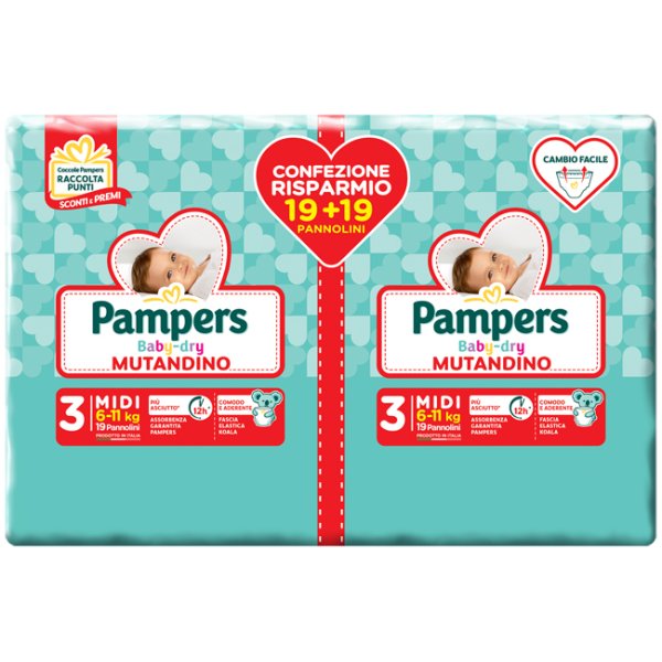 PAMPERS BD MUT DUODWCT MIDI38P