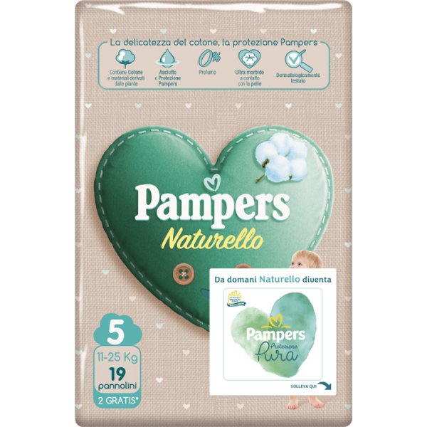 PAMPERS NATUR JUNIOR CP 17PZ+2