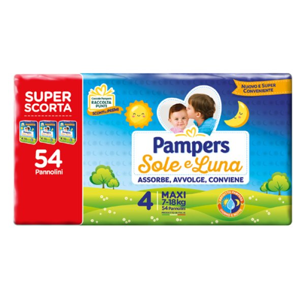 PAMPERS SOLE&LUNA TRIO MAXI 54