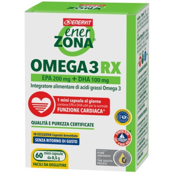 ENERZONA OMEGA 3 RX 60MINICAPS