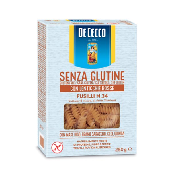 DE CECCO FUSILLI N34 LENT 250G