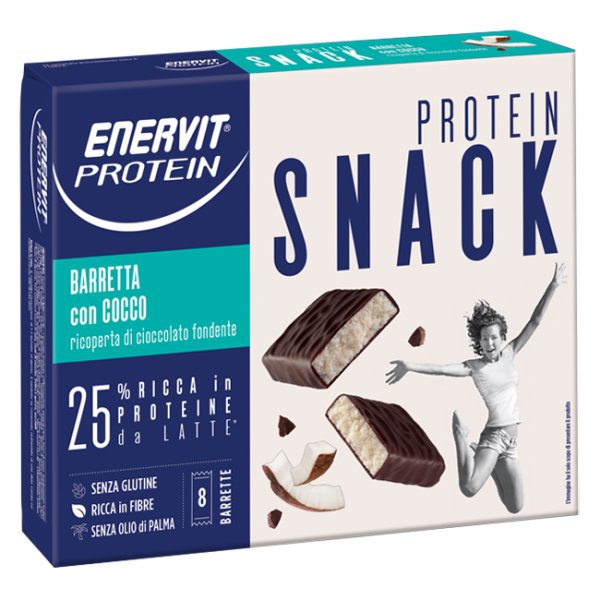 ENERVIT PROTEIN SNACK COCC8BAR