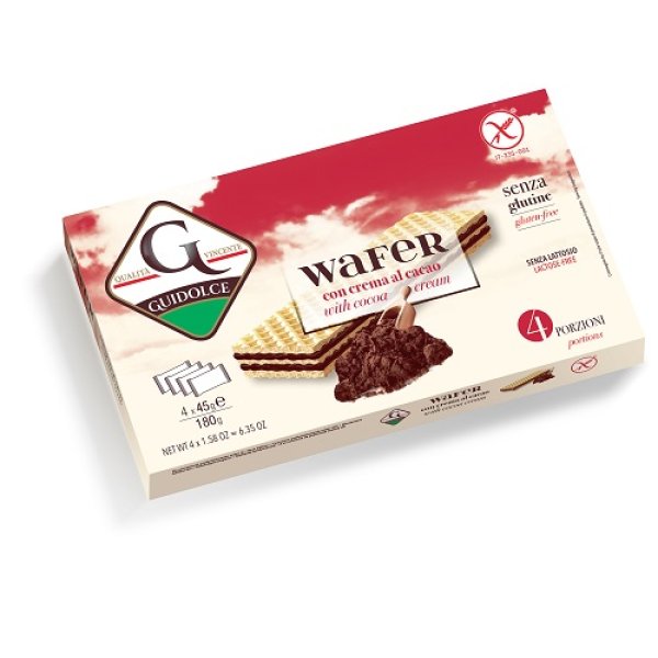 WAFER GUSTO CACAO 4X45G