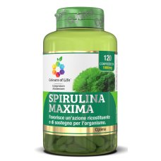 SPIRULINA MAXIMA 120CPR COLOUR