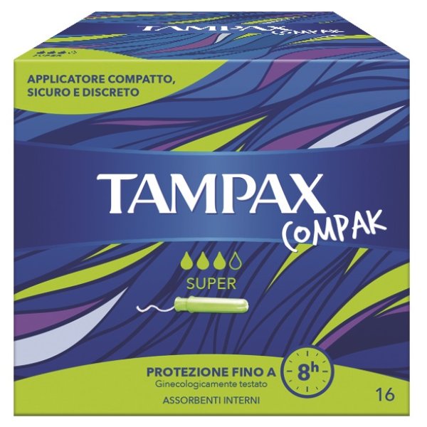 TAMPAX COMPAK*SUPER 16PZ