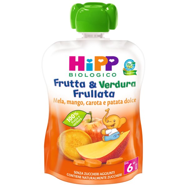 HIPP BIO FRUT&VERD MEL/MAN/CAR