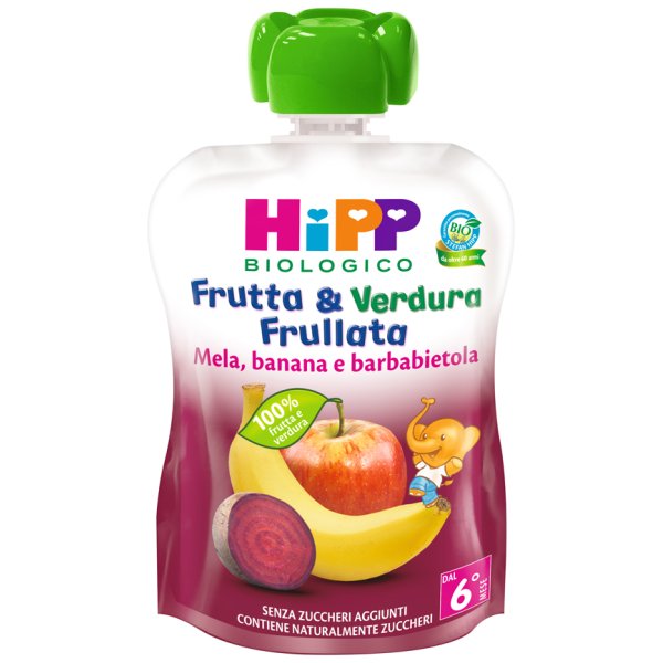 HIPP BIO FRUT&VERD MEL/BAN/BAR