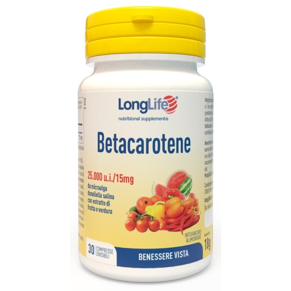 LONGLIFE BETACAROTENE 30CPR