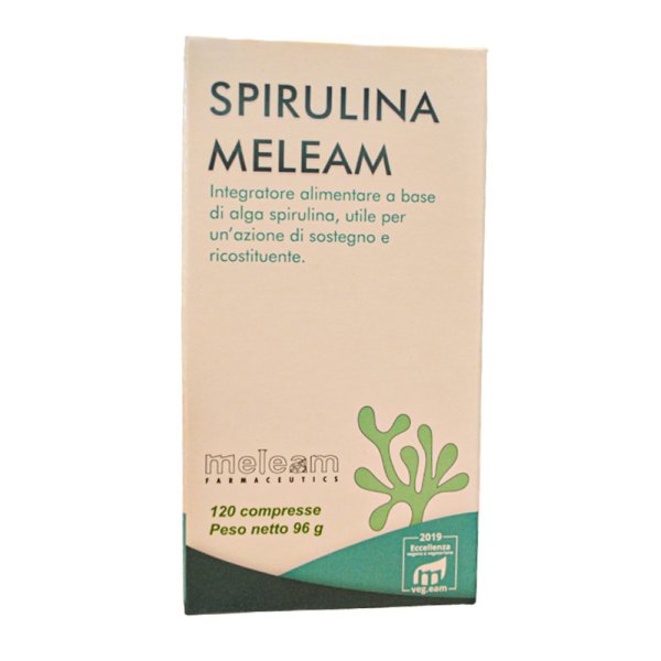 SPIRULINA MELEAM 120CPR