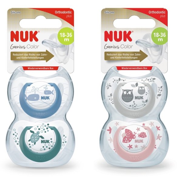 NUK SUCCH GENIUS COL SIL18-36M