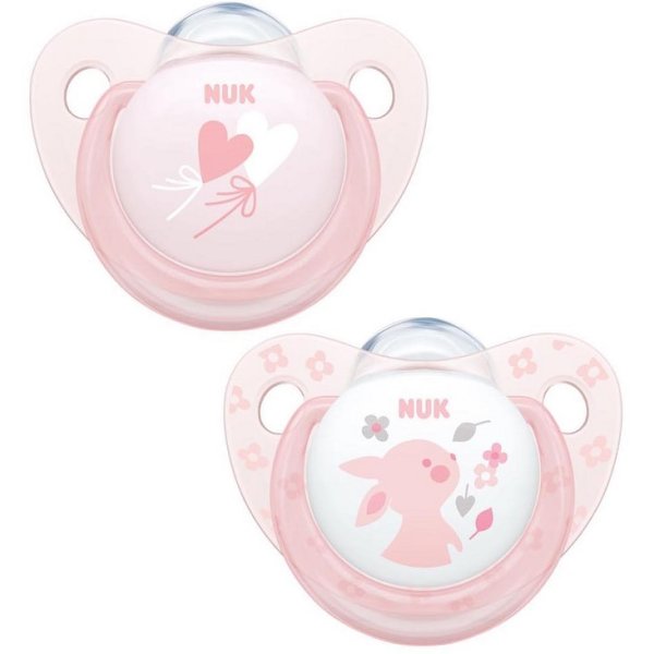 NUK SUCCH R&B ROSA SIL 0-6M