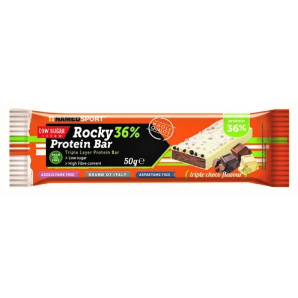 ROCKY 36% PROT BAR TRIP CH 50G